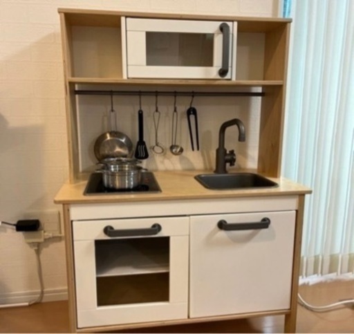 【かなり美品】IKEA ドゥクティグ おままごとキッチン