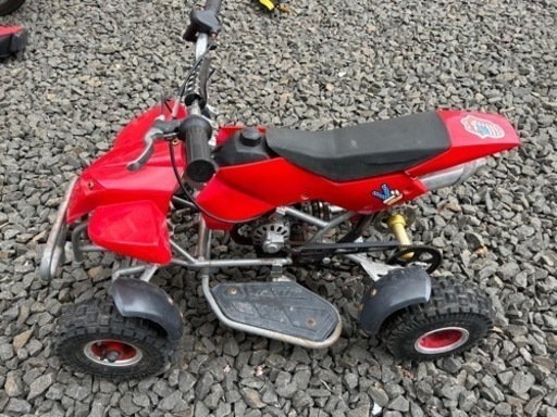 楽天市場】ミニ四輪バギー 50cc ポケバイ 本体 エンジン 四輪 バギー 