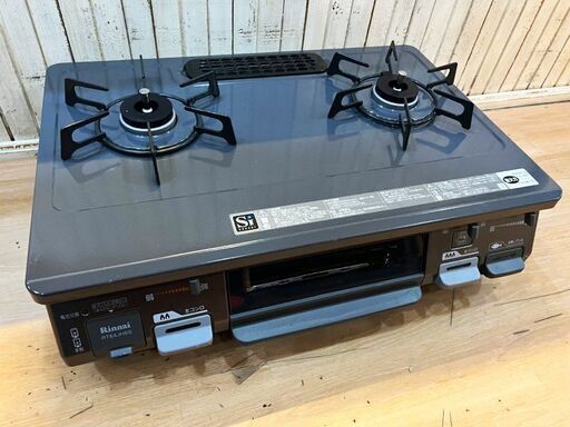 未使用自宅保管 Rinnai/リンナイ 2019年製 LPガス用ガスコンロ RT64JHS-R 右強火 家庭用ガステーブル 2口 調理器具