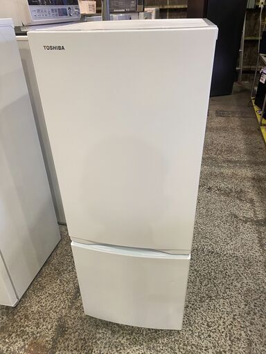 ✨安心の除菌洗浄済✨東芝 2022年製 153L 2ドア冷蔵庫 GR-T15BS（W）【愛市IR015806-104】