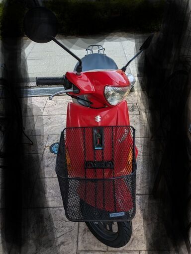 スズキ レッツ5g 原付(赤) 50cc