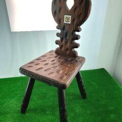 【コレ見て！ チェア】 アンティークチェア 手彫り　雰囲気の良い椅子