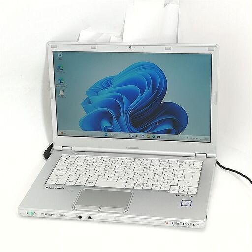 送料無料 日本製 高速SSD 14型 ノートパソコン Panasonic CF-LX6RDGVS 中古美品 第7世代 i5 8GB DVDRW 無線 Windows11 Office