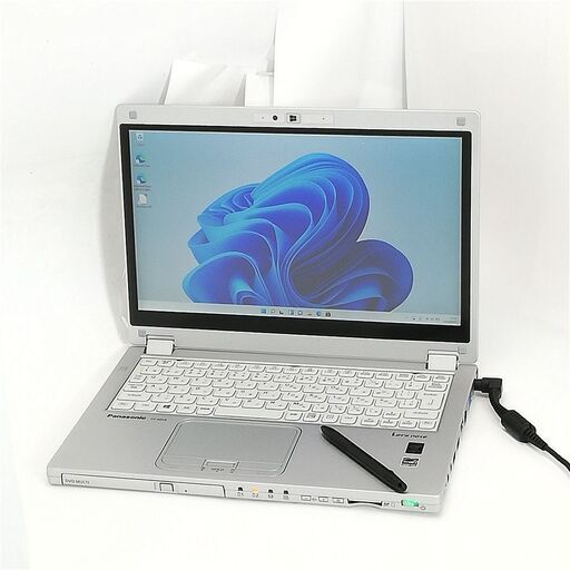 送料無料 高速SSD タッチOK フルHD 12.5型 ノートPC Panasonic CF-MX4EFCTS 中古良品 第5世代 i5 4GB DVDRW 無線 Windows11 Office済