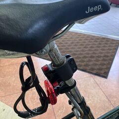✨20インチ 折りたたみ自転車 Jeep✨ シマノ6段ギア セフティライト 鍵・カゴ付き 698