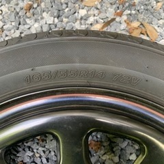 デイトナホイール　タイヤ4本セット　165/55R14