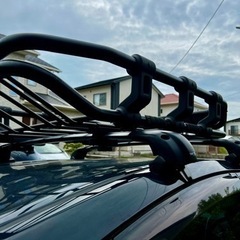 【取引先決定】値下交渉OK！総額92000円！ルーフキャリア＋ルーフバッグ　プリウス用　部品全て揃っています！