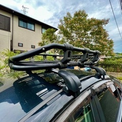 【取引先決定】値下交渉OK！総額92000円！ルーフキャリア＋ルーフバッグ　プリウス用　部品全て揃っています！