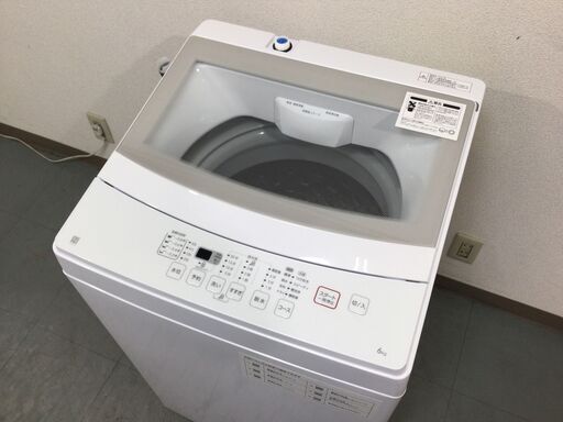 （9/20受渡済）JT7426【NITORI/ニトリ 6.0㎏洗濯機】2021年製 NTR60 家電 洗濯 全自動洗濯機 簡易乾燥付