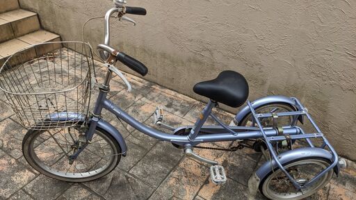 直接引取歓迎・千葉県野田市 miyata　スカーフウィンディ・SCARF windy（変速なし）　トライク TRIKE 大人三輪車 中古 現状品