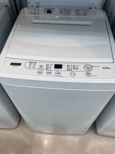 超高年式2023年製 YAMADA SELECT ヤマダセレクト YWM-T60H1 6kg 全自動洗濯機 9070