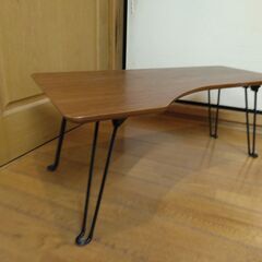 ローテーブル　幅80㎝×奥行45㎝×32㎝　折り畳み座卓