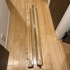 IKEAウッドブラインド2枚。幅120cm