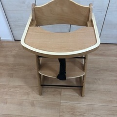 子供用の椅子　テーブル付