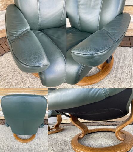 ■ioy0822■EKORNES エコーネス　ストレスレスチェア　コンサル　Mサイズ　オットマン付き■リクライニングチェア/１人掛けソファ■