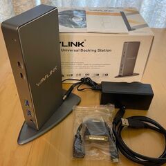 【美品】WAVLINK USB3.0 USB TypeC ユニバ...