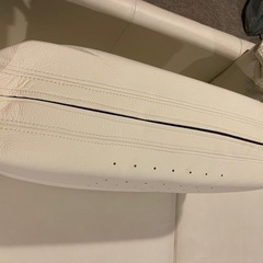 美品　本革ソファー　ホワイトレザー　2人掛け(3人掛けもあり)