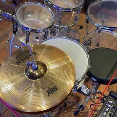 ④ 函館・北斗市近郊 直接取引限定 Pearl CRYSTAL BEAT ドラムセット アクリルドラム 打楽器