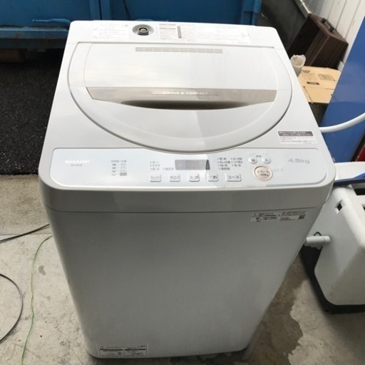SHARP 洗濯機 4.5kg 2021年製