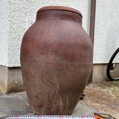 甕 大型 高さ50cm アンティーク 陶器