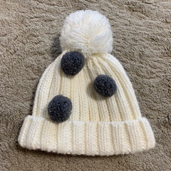 子供用の冬用の帽子です