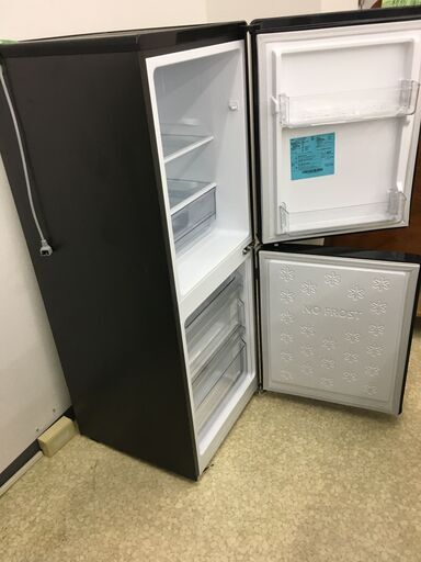 (o)ハイアール ノンフロン冷凍冷蔵庫 JR-NF148CK 148L 2023年製 幅50.2cm奥行59.8cm高さ127.5cm 美品 説明欄必読