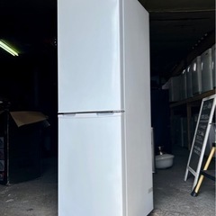 札幌市内配送可 美品 20年製 アイリスオーヤマ 162L 2ドア冷凍冷蔵庫 AF162-W 右開き