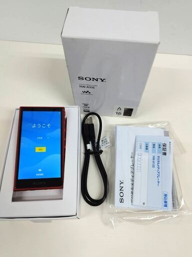 SONY ウォークマン Aシリーズ NW-A105/16GB/レッド