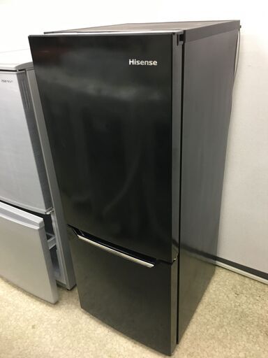 ハイセンス ノンフロン冷凍冷蔵庫 HR-D15CB 150L 2020年製 幅48cm奥行59.5cm高さ122.5cm 美品 説明欄必読