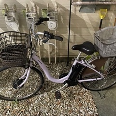 パナソニック　VIVI 電動アシスト自転車　ラベンダー　26インチ