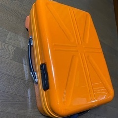 スーツケース　レトロ　機内　ミニ　オレンジ
