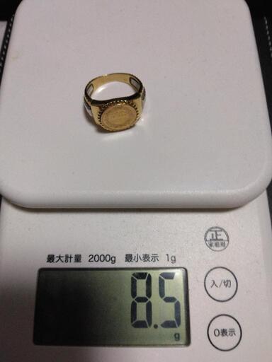 18金指輪早い者勝ち。買い取り金額が爆上がり中！コイン指輪。値引き交渉NG
