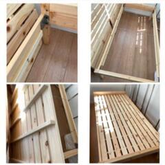 国産 桧 すのこベッド シングルサイズ　（1台の金額です）2台有り