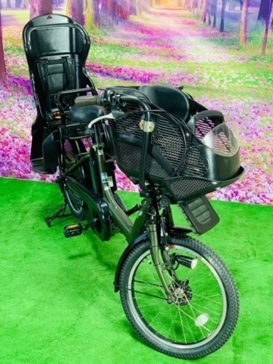 ❹ 5615子供乗せ電動アシスト自転車ヤマハ3人乗り対応20インチ