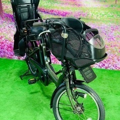 ❹ 5615子供乗せ電動アシスト自転車ヤマハ3人乗り対応20インチ