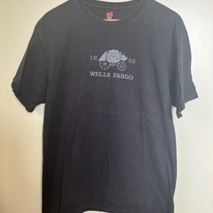 USA 企業系　銀行　tシャツ　ヘインズ