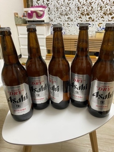 受け渡し決定　アサヒスーパードライ　瓶ビール　大瓶　633m I