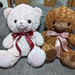 大きなクマのぬいぐるみ　2点セット🧸