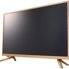 木目調 32V型3波液晶テレビ