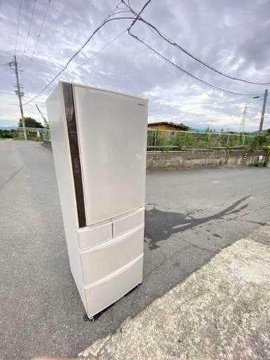 ‍♀️☘️大阪市内配達設置無料‍♀️パナソニック冷蔵庫411L 自動製氷機付き保証有り