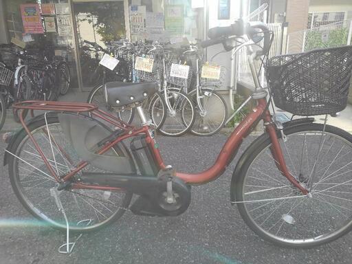 中古電動自転車２６９０　前後タイヤ新品！　ヤマハ　PAS 　ナチュラ　PM２６NMDX　26インチ　6.0Ah   充電器付