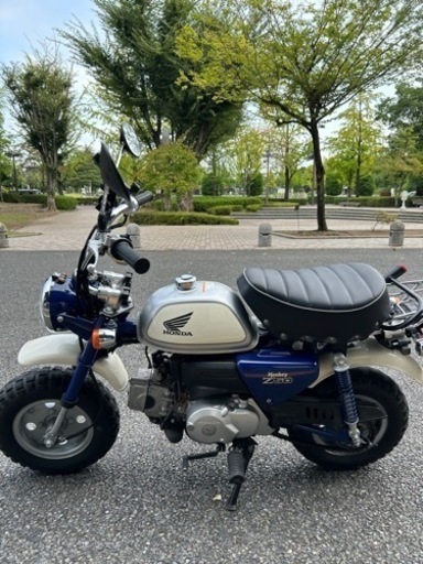 フルノーマル車　セイシェルナイトブルー　インジェクションモンキー50（２００９年式）　売ります