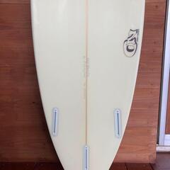 サーフボード　中古　6\'4　ショートボード　フィン付き