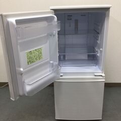 11/25受渡済）JT7428【SHARP/シャープ 2ドア冷蔵庫】美品 2019年製 SJ-