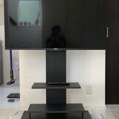 49インチSonyテレビと壁寄せテレビスタンド 配達相談可能