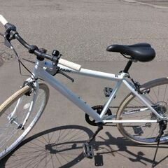 26インチ ? 中古 クロスバイク 14800円 ?6段切替 ⛓️チェーン新品