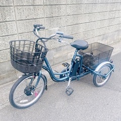 【美品⭐︎5万円引き】電動アシスト三輪自転車 アシスト付き 三輪...