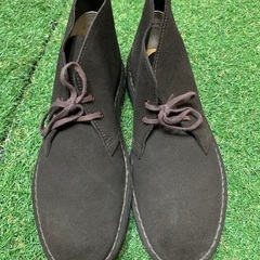 【ネット決済・配送可】clarks  クラークス レザー靴　ショ...