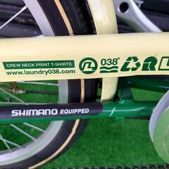 値下げしました】ビーチクルーザー Laundry 20インチ 変速有 【引取