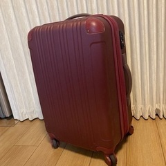 スーツケース　トラベルバック　旅行ケース　ワインレッド　